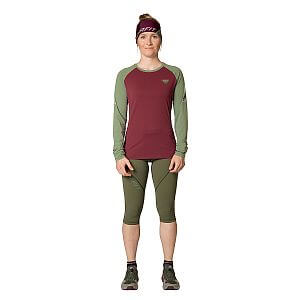 Dynafit Alpine Pro L/S Tee W burgundy dámské běžecké tričko s dlouhým rukávem