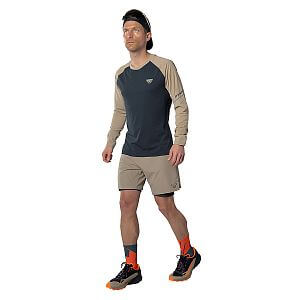 Dynafit Alpine Pro Long Sleeve Shirt M blueberry/rock khaki pánské sportovní tričko s dlouhým rukávem