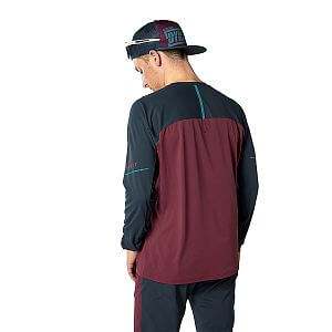 Dynafit Alpine Pro Long Sleeve Shirt M burgundy pánské funkční tričko s dlouhým rukávem