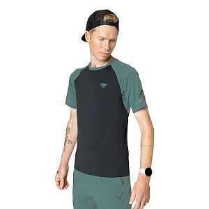 Dynafit Alpine Pro S/S Tee M black out / atlantic pánské sportovní tričko