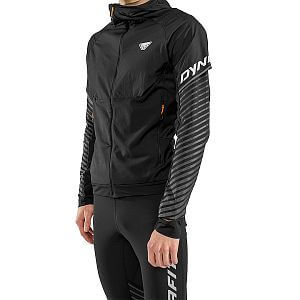 Dynafit Alpine Reflective JKT M black out/nimbus přední pohled na postavě