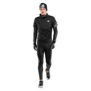 Dynafit Alpine Reflective JKT M black out/nimbus přední pohled na postavě