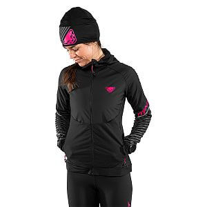 Dynafit Alpine Reflective JKT W black out/pink glo bunda zimní běh