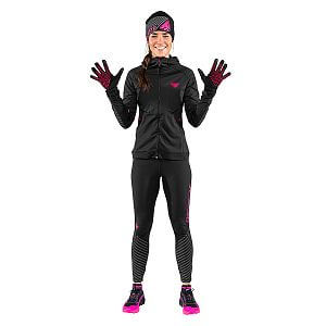Dynafit Alpine Reflective JKT W black out/pink glo dámská běžecká bunda