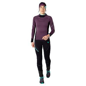 Dynafit Alpine Warm Pants Women black out/marine blue dámské běžecké zimní kalhoty