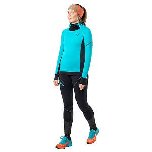 Dynafit Alpine Warm Pants Women black out/marine blue dámské kalhoty na běh do chladu