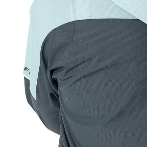 Dynafit Alpine Wind Jacket W cloud blue dámská běžecké ultralehká minimalistická bunda větrovka s kapucí