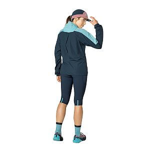 Dynafit Alpine Wind Jacket W marine blue dámská běžecká větrovka s kapucí