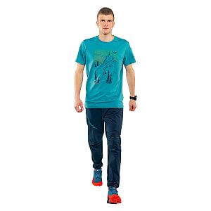 Dynafit Artist Series Drirelease® T-Shirt Men storm blue pohled na postavy