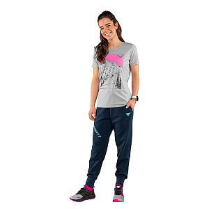 Dynafit Artist Series Drirelease® T-Shirt Women alloy přední pohled na postavě