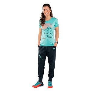 Dynafit Artist Series Drirelease® T-Shirt Women marine blue přední pohled na postavě