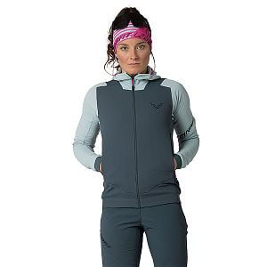Dynafit Blacklight Thermal Hooded Jacket W cloud blue dámská mikina s kapucí na skitouring