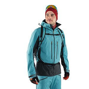 Dynafit Free Infinium Hybrid Jacket Men storm blue pánská skialpová bunda