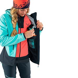 Dynafit Free Infinium™ Hybrid Jacket Women marine blue detail vnitření kapsa