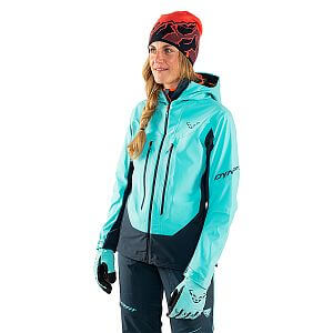 Dynafit Free Infinium™ Hybrid Jacket Women marine blue přední pohled na postavě