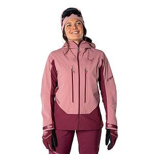 Dynafit Free Infinium™ Hybrid Jacket Women mokarosa detail 