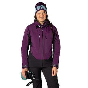 Dynafit Free Infinium™ Hybrid Jacket Women royal purple přední pohled na postavě
