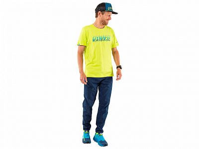 Dynafit Graphic Cotton S/S Tee M lime punch1