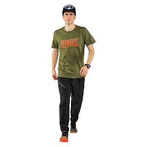 Dynafit Graphic Cotton SS Tee M winter moss/tabloid