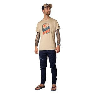 Dynafit Graphic Cotton T-Shirt Men rock khaki / badge