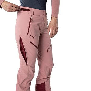 Dynafit Mercury Dynastretch Pants Women mokarosa kapsy na zip