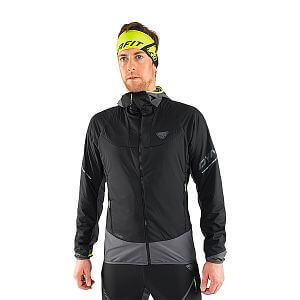 Dynafit Mezzalama Polartec Alpha Jacket M black out / magnet přední pohled na postavě