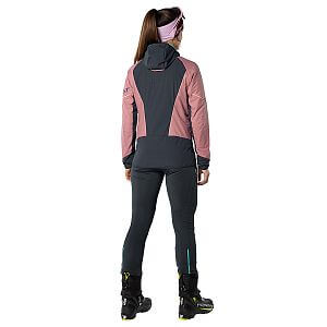 Dynafit Mezzalama Polartec Alpha Jacket W mokarosa zadní pohled na postavě