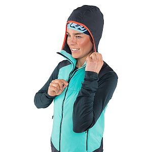 Dynafit Mezzalama Polartec Alpha vest W marine blue přední pohled na postavě 1