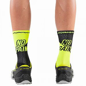 Dynafit No Pain No Gain Socks neon yellow/black out1