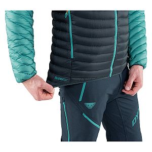 Dynafit Radical Down RDS Hooded Jacket M storm blue přední pohled na postavě detail