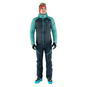 Dynafit Radical Down RDS Hooded Jacket M storm blue přední pohled na postavě