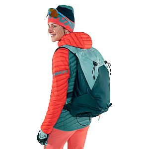 Dynafit Radical Down RDS Hooded Jacket W hot coral dámská izolační bunda