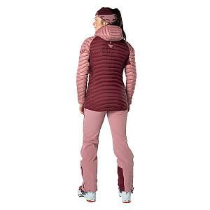 Dynafit Radical Down RDS Hooded Jacket W mokarosa zadní pohled na postavě