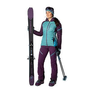 Dynafit Radical Down RDS Hooded Jacket W royal purple přední pohled na postavě