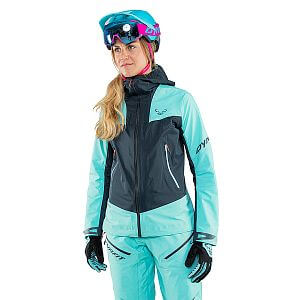 Dynafit Radical Gore-Tex Jacket Women marine blue přední pohled na postavě