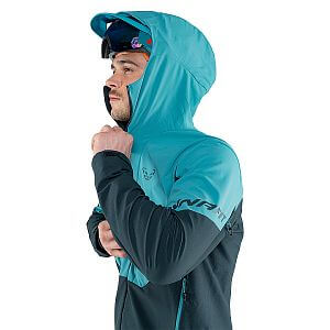 Dynafit Radical Infinium™ Hybrid Jacket Men storm blue pánská skimo bunda s kapucí