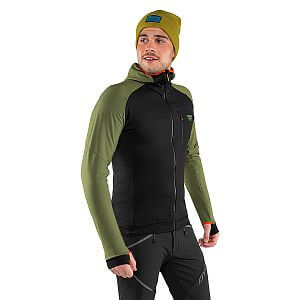 Dynafit Radical Polartec® Hooded Jacket Men winter moss přední pohled na postavě