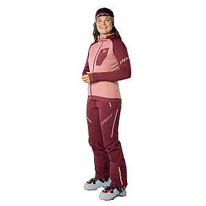 Dynafit Radical Polartec® Hooded Jacket W burgundy dámská sportovní mikina s kapucí