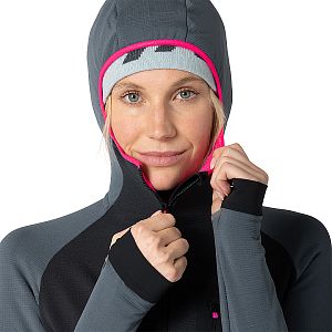 Dynafit Radical Polartec® Hooded Jacket W cinder dámská funkční sportovní mikina