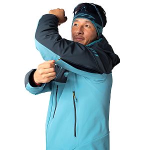 Dynafit Radical Softshell Jacket M blueberry/storm blue detail zip v podpaží