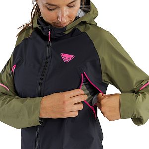 Dynafit Ride 3L W Jacket winter moss dámská prodyšná bunda ventilace