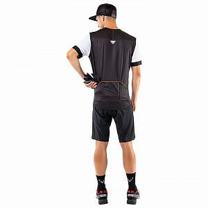 Dynafit Ride Light S/S FZ Tee M black out/nimbus přední pohled na postavě