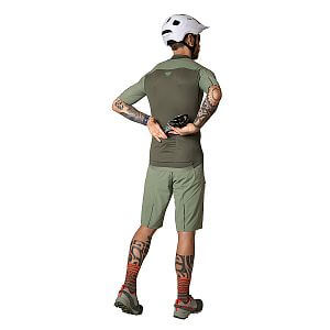 Dynafit Ride Light Short Sleeve 1/2 Zip Jersey Men thyme pánský cyklistický dres
