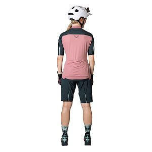 Dynafit Ride Light Short Sleeve 1/2  Zip Jersey Women mokarosa dámský cyklistický dres
