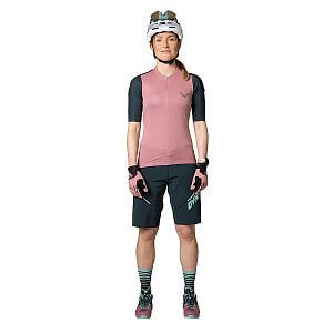 Dynafit Ride Light Short Sleeve 1/2  Zip Jersey Women mokarosa dámský cyklodres