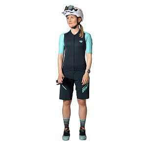 Dynafit Ride Light Short Sleeve Full Zip Jersey Women blueberry / marine blue dámský celorozepínací cyklodres