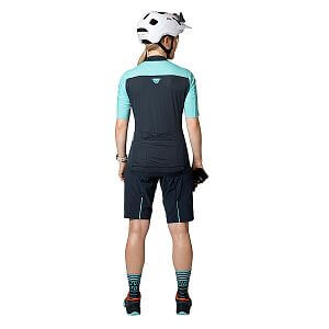 Dynafit Ride Light Short Sleeve Full Zip Jersey Women blueberry / marine blue dámský cyklistický dres zadní pohled