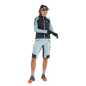 Dynafit Ride Wind Jacket W marine blue dámská bunda na mtb cyklistiku