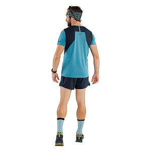 Dynafit Sky Shirt M storm blue zadní pohled na postavě