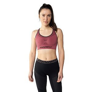Dynafit Speed Bra Women dark rose přední pohled na postavě detail